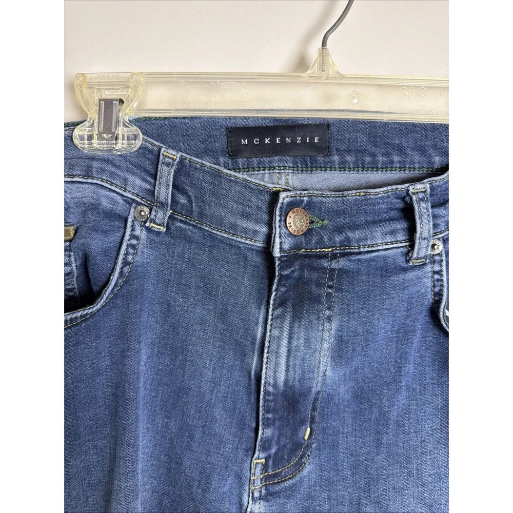 Vintage McKenzie Tribe Dungarees Jeans 36x30 USA Made Baggy Y2K Denim Cotton Men